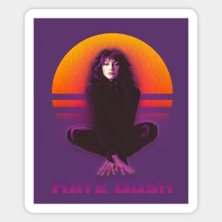 Vintage Retrowave Kate Bush Fanart Design Magnet